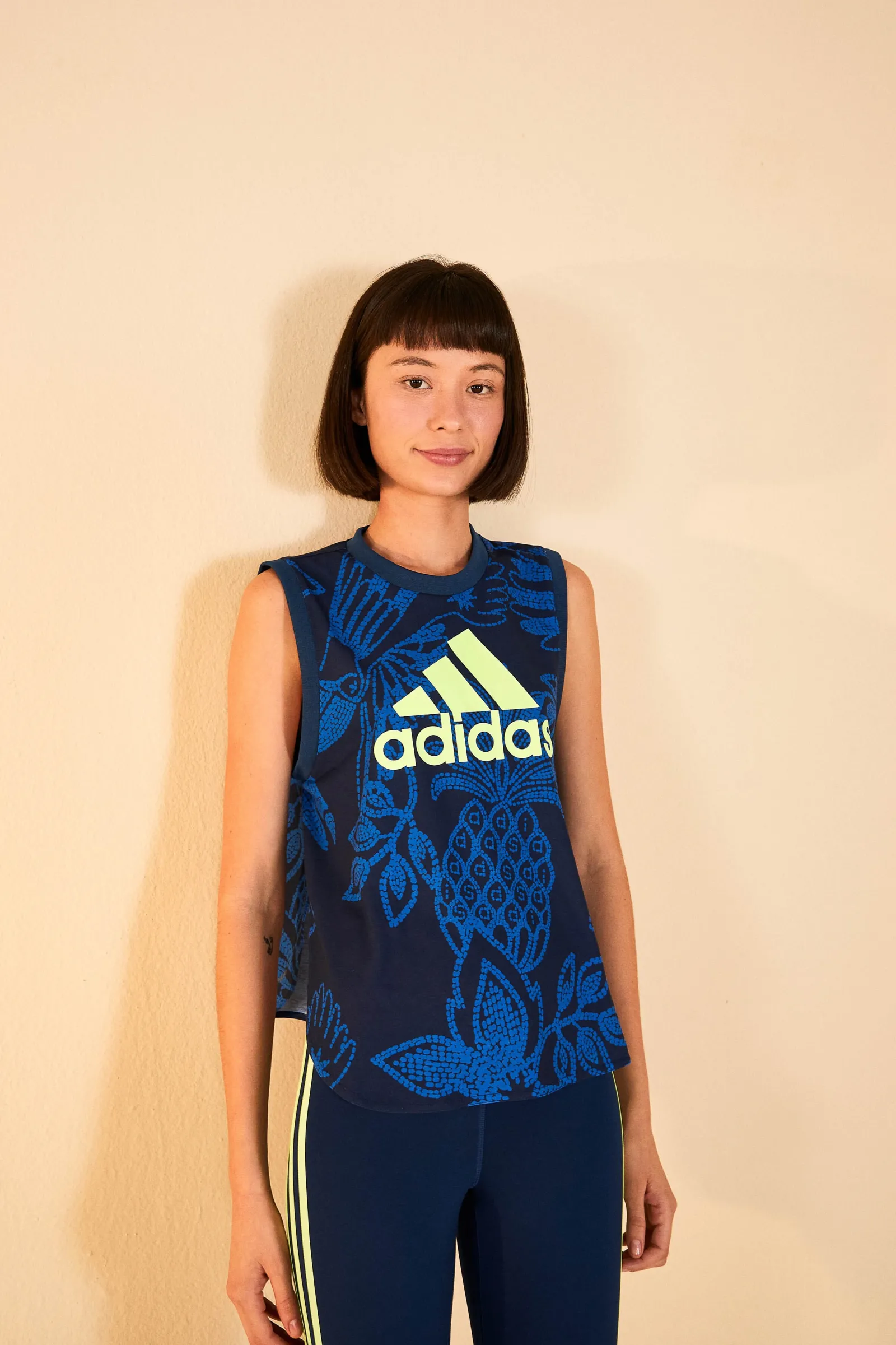  ADIDAS FARM TANK TOP BLUE