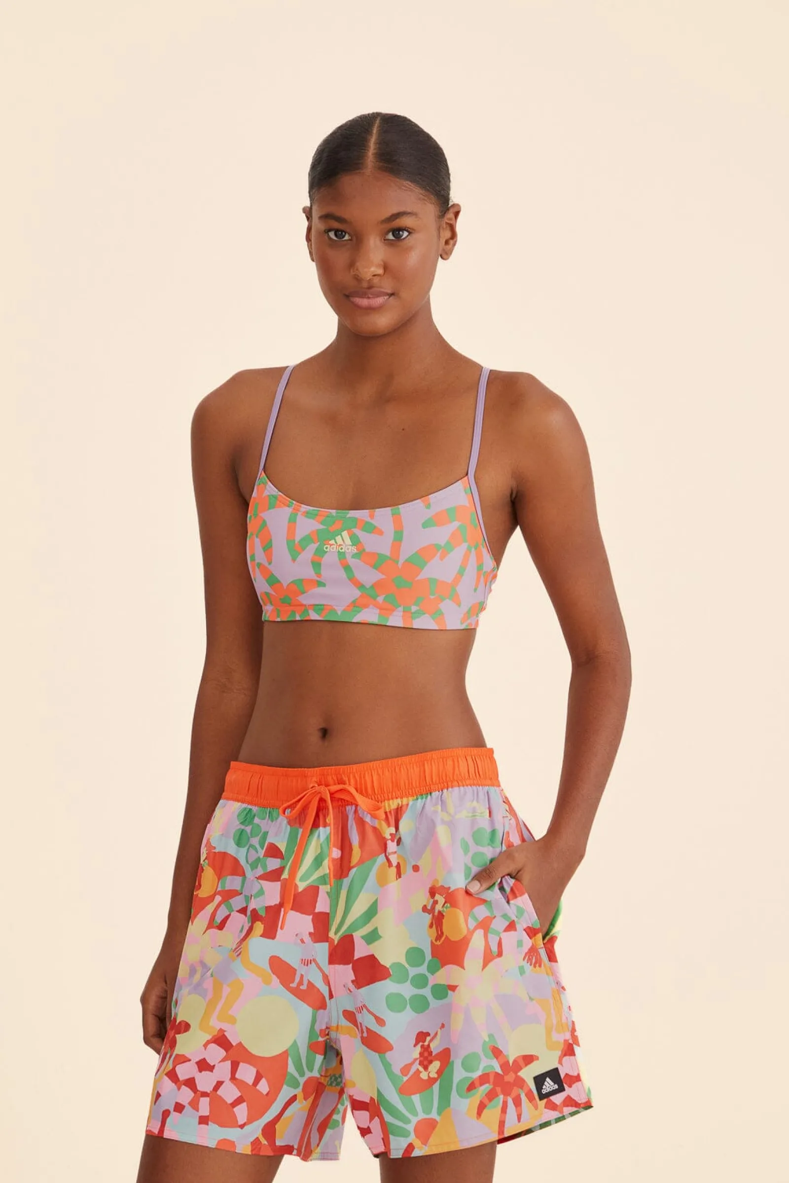  ADIDAS FARM UNITEFIT SHORTS RED