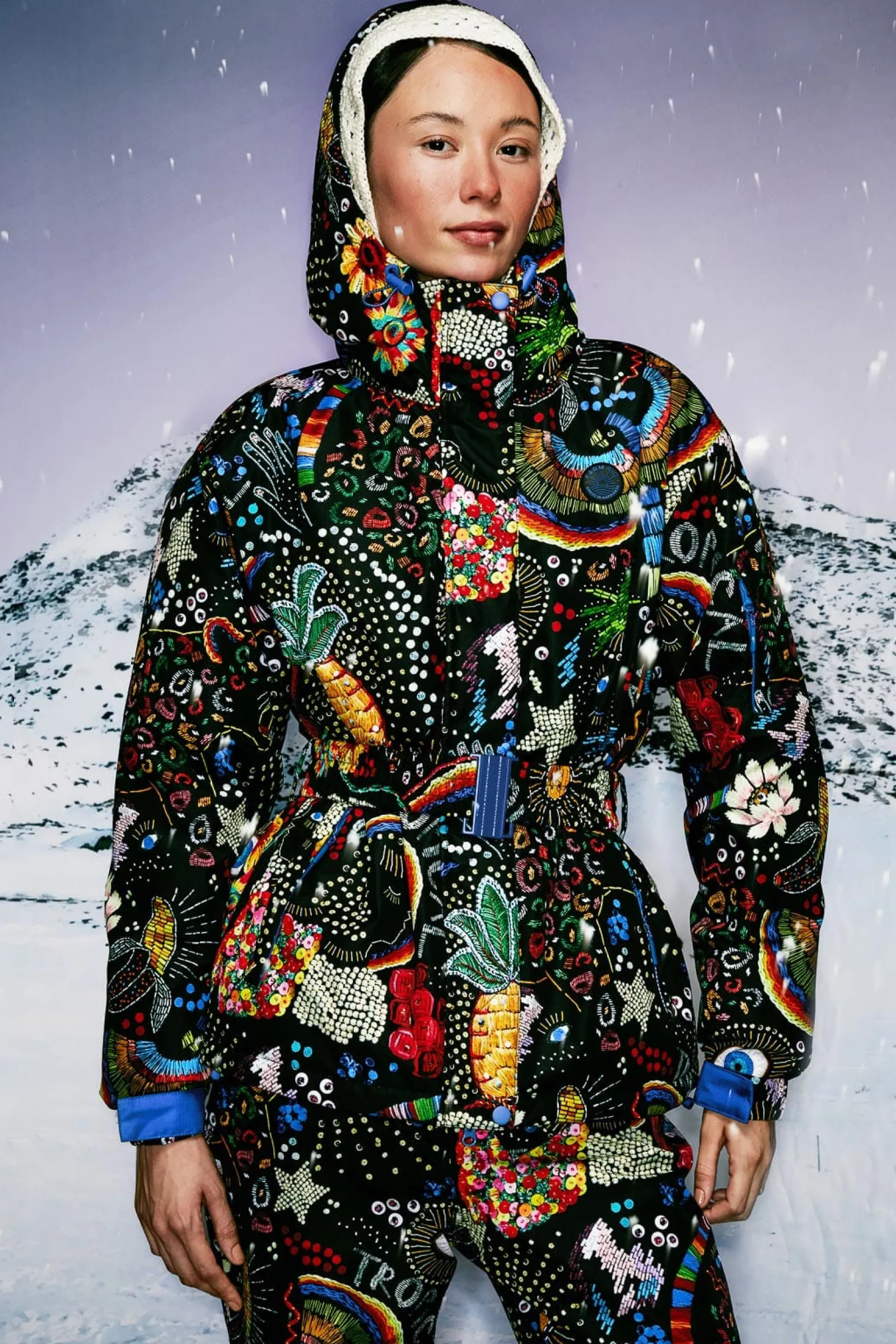 BLACK BOROGODO SKI JACKET