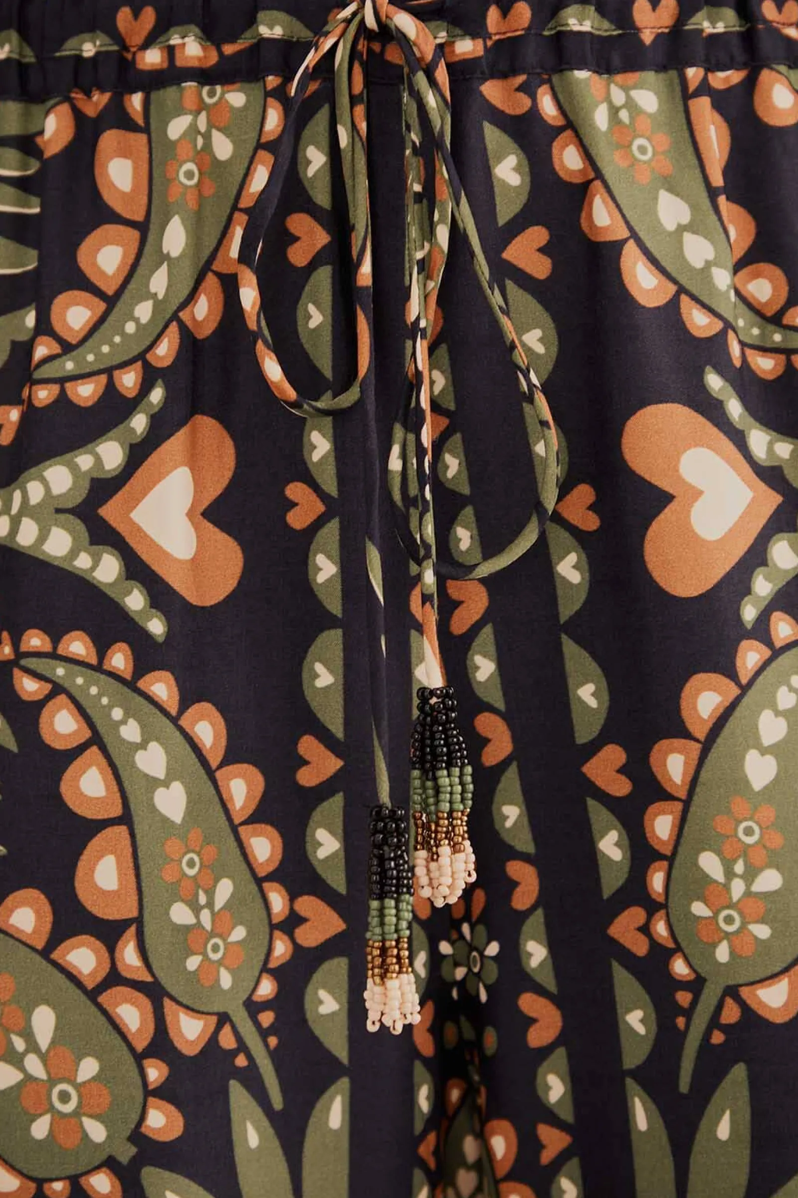 BLACK MARTINA SCARF PANTS