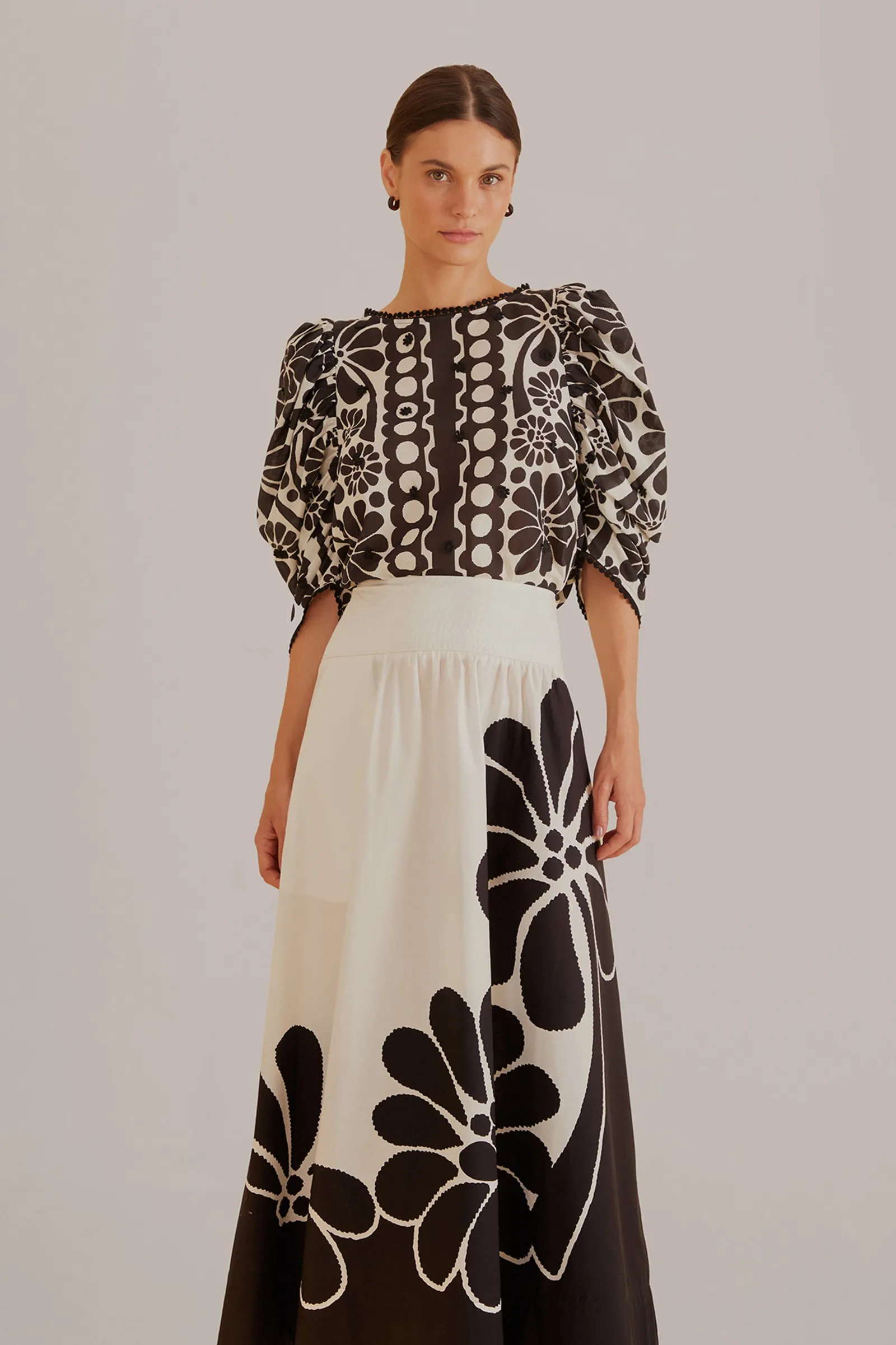  BLACK PALERMO MAXI SKIRT