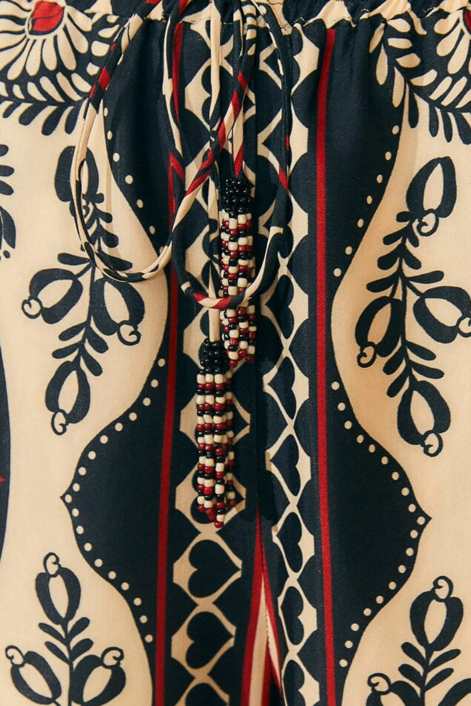 BLACK PASSION SCARF PANTS