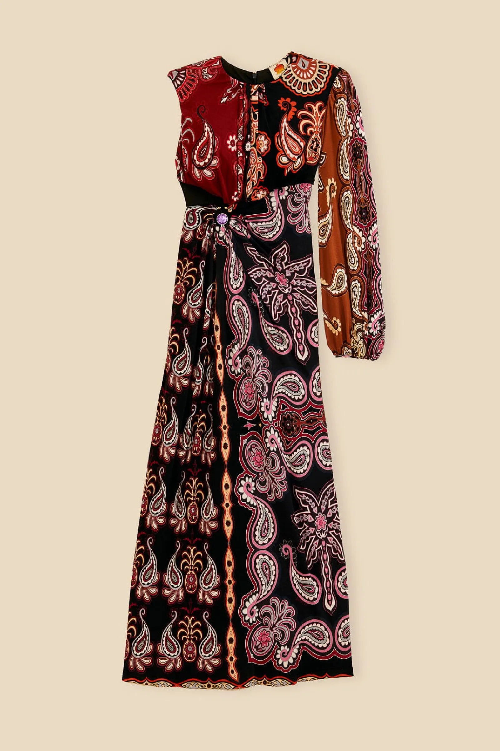 BLACK SWEET MERMAIDS ONE SHOULDER MAXI DRESS