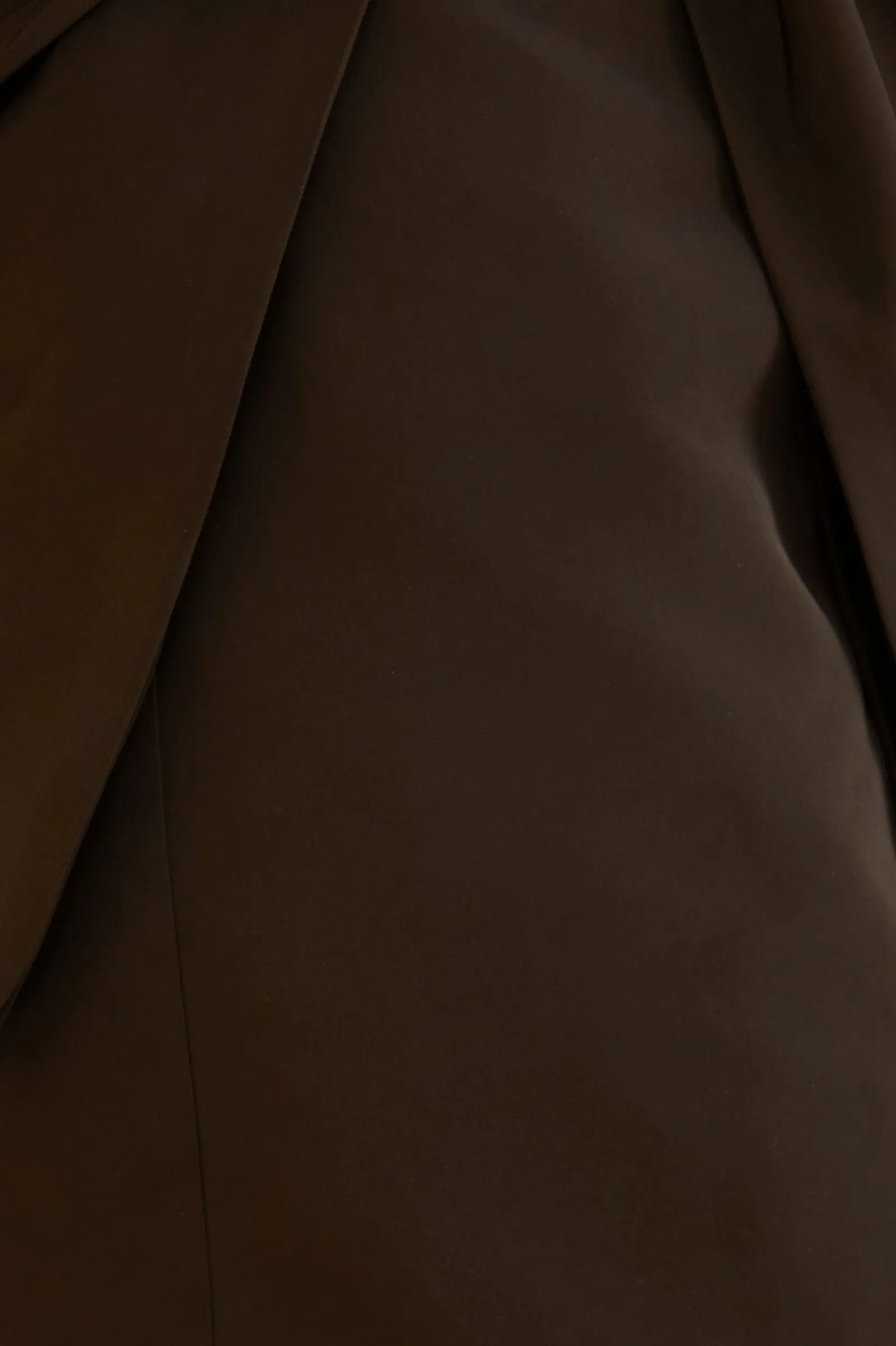 BLACK TAFFETA MINI SKIRT