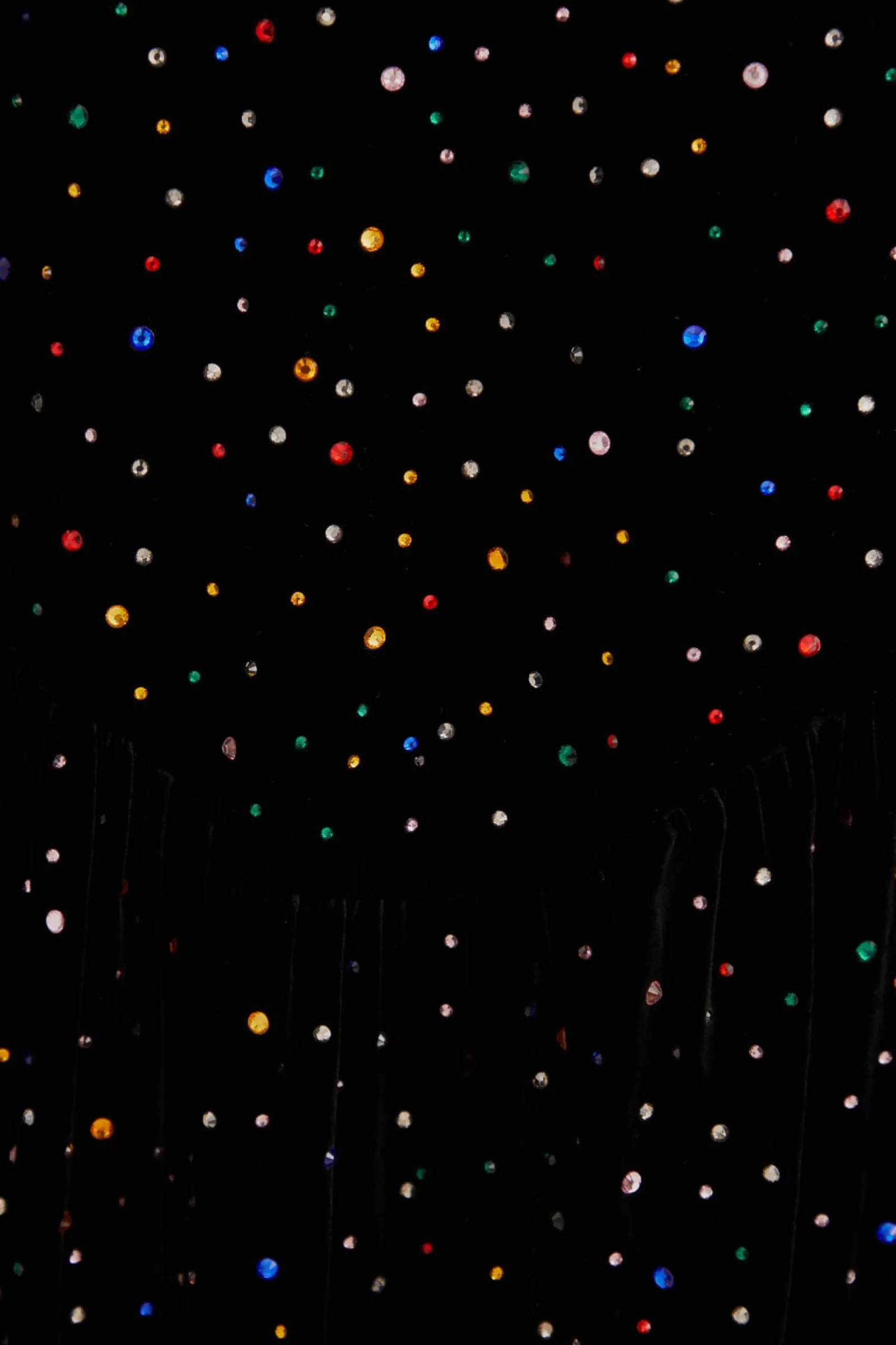 BLACK VELVET LONG SLEEVE MINI DRESS