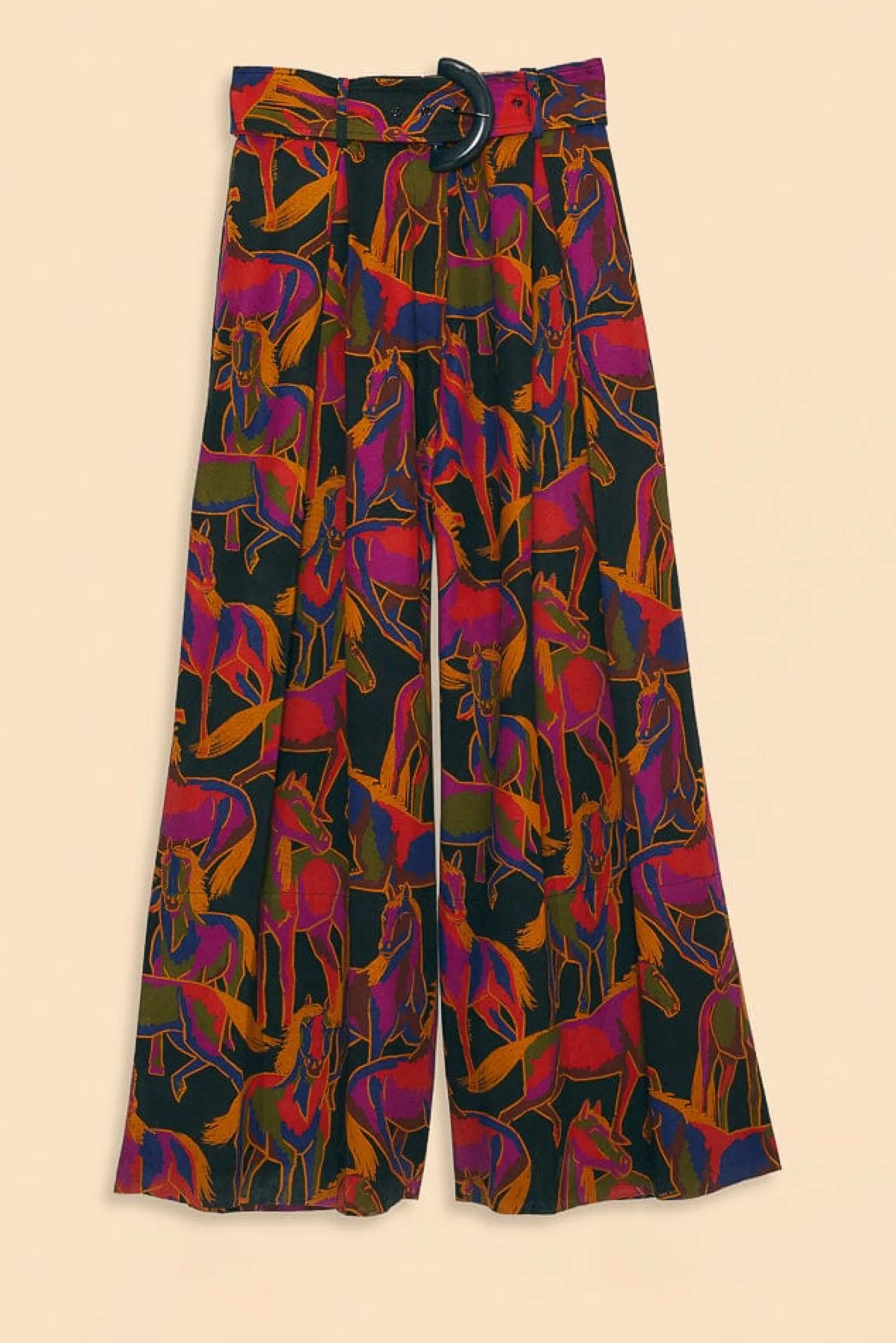BLACK WILD HORSES PANTS