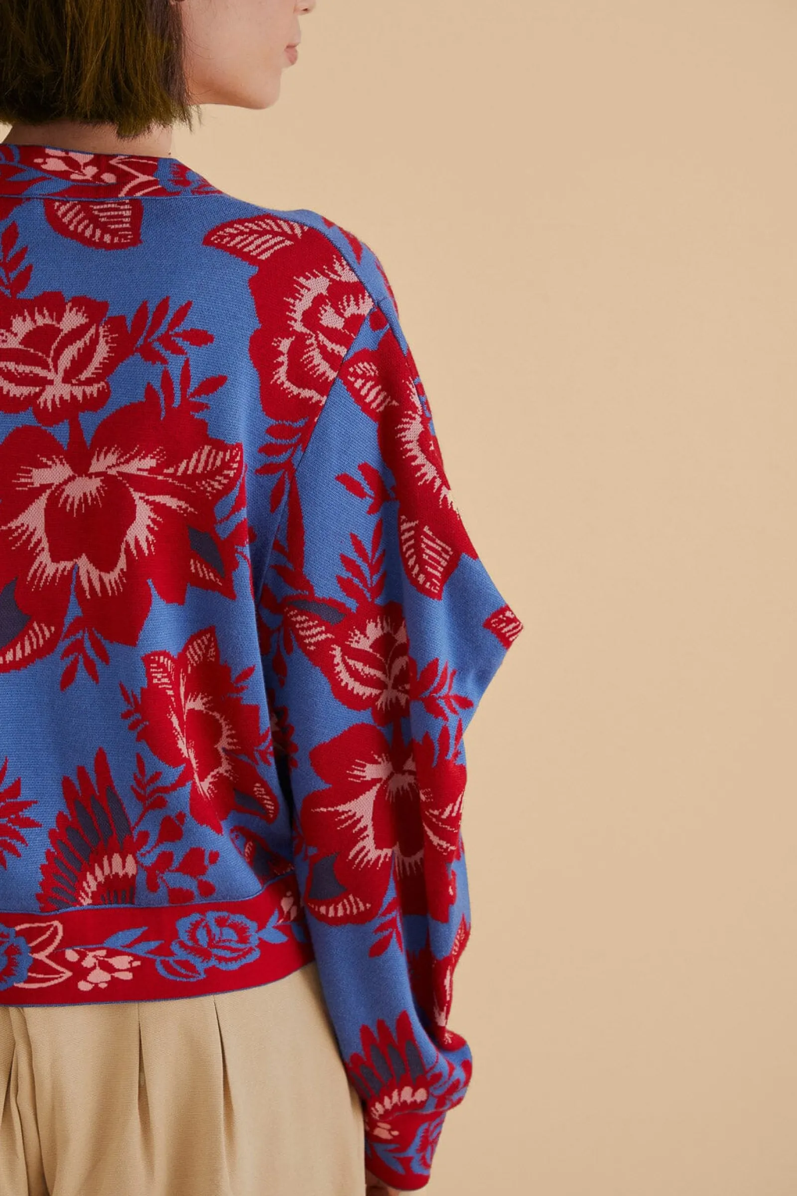 BLUE LACE GARDEN CARDIGAN