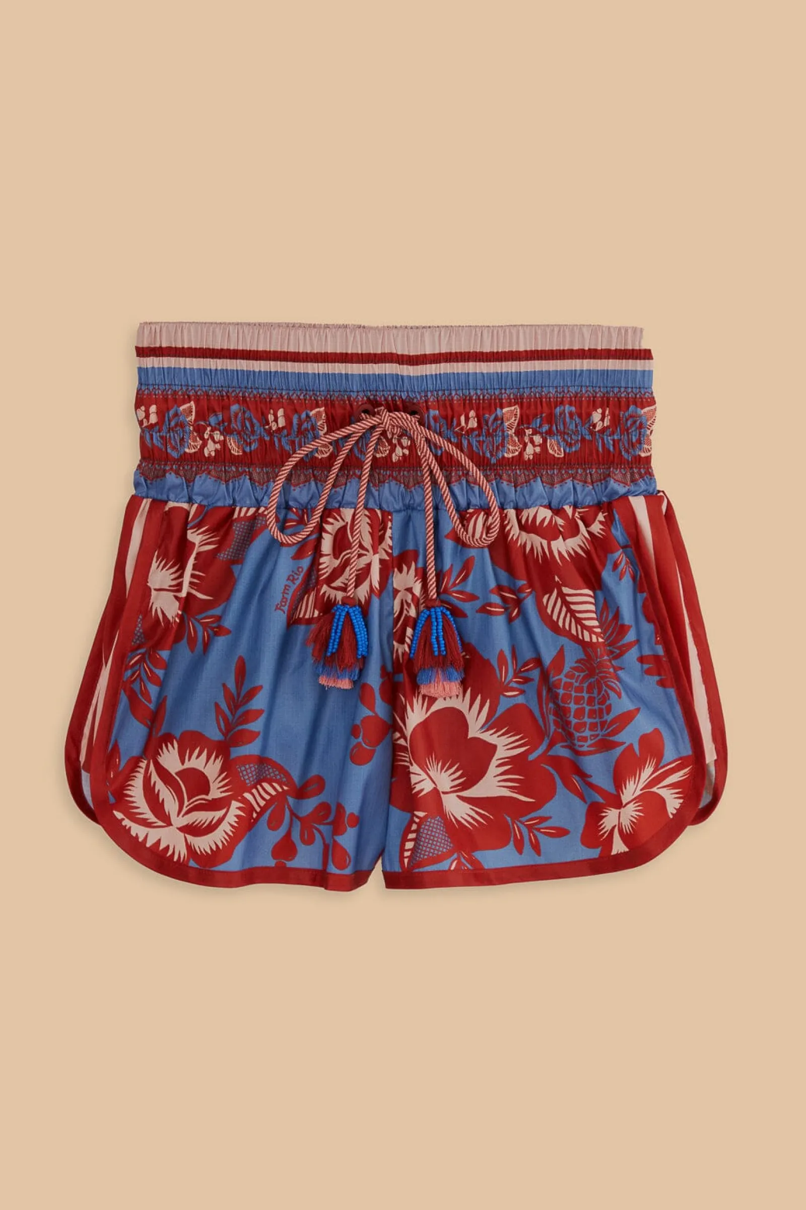 BLUE LACE GARDEN NYLON SHORTS