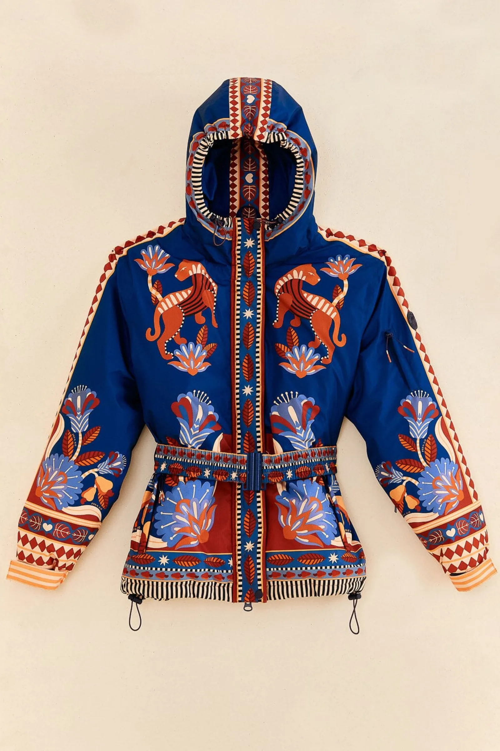 BLUE NATURE BEAUTY SKI JACKET