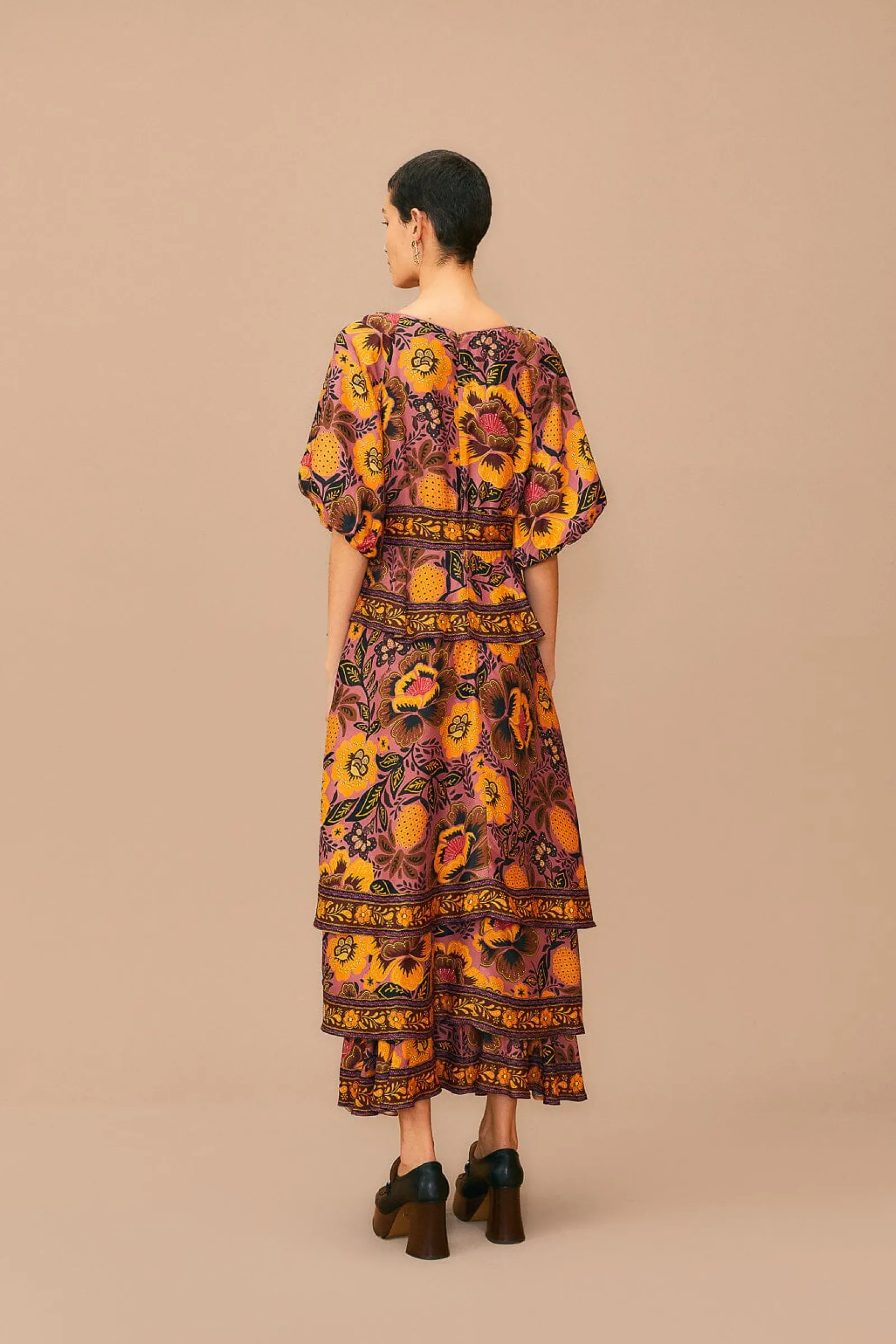 BLUSH GARDEN BLOOM MAXI DRESS