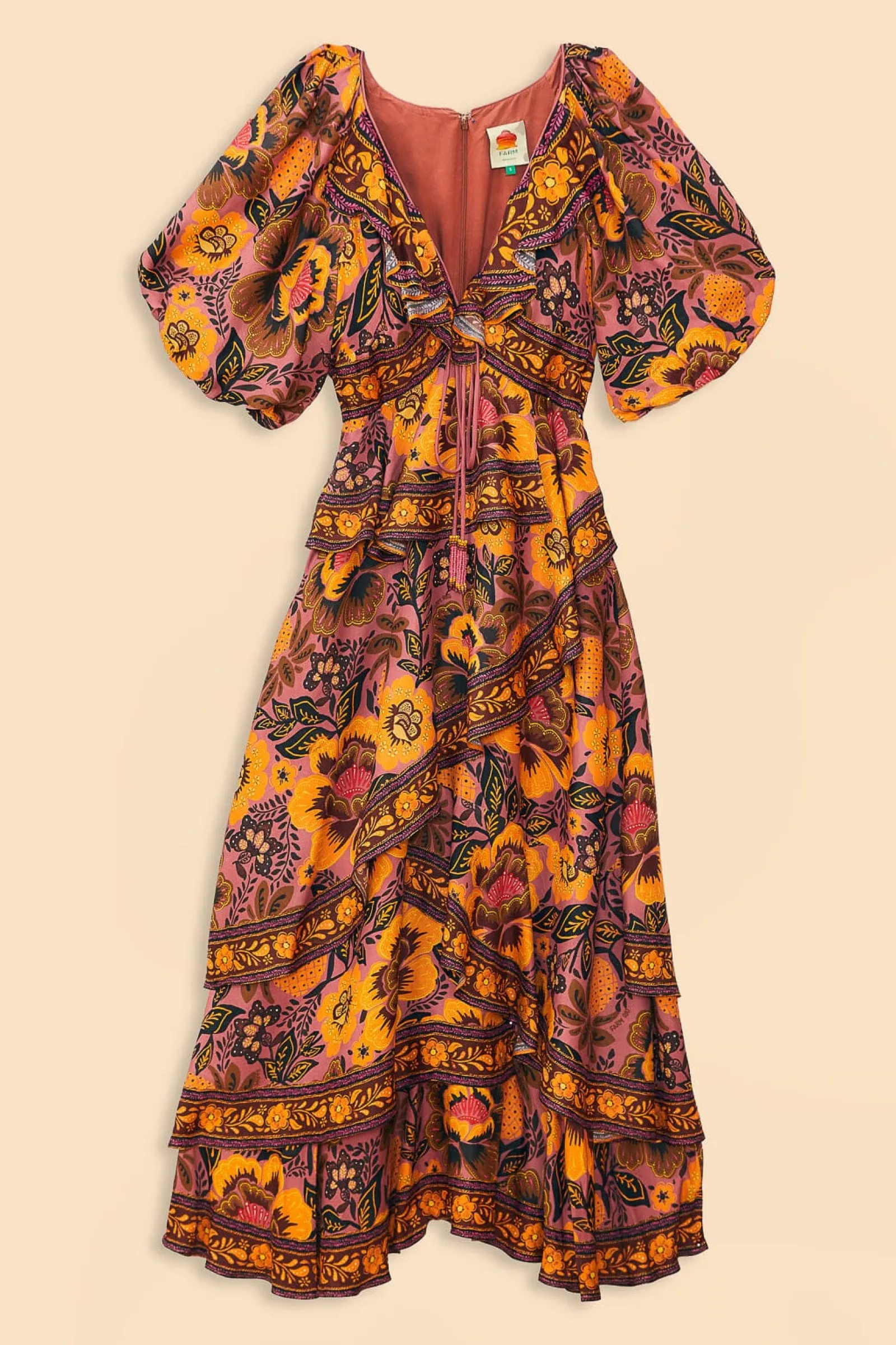 BLUSH GARDEN BLOOM MAXI DRESS