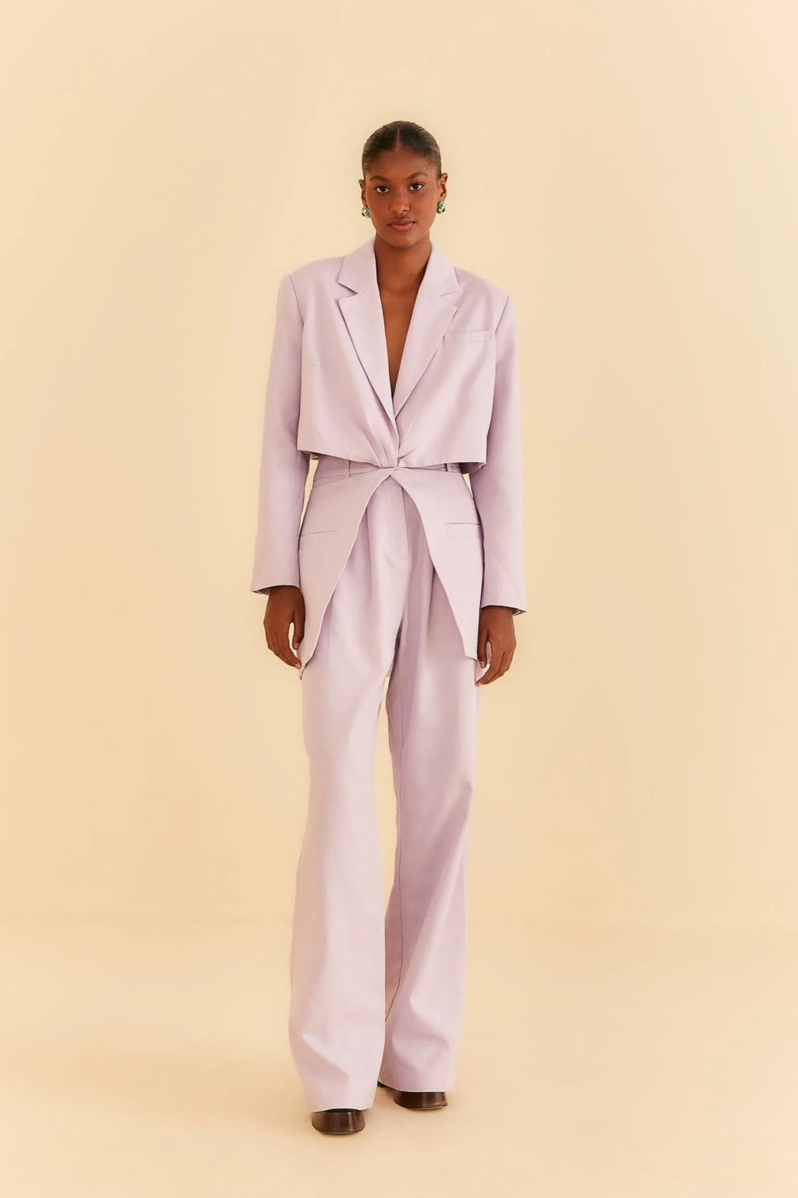 LILAC CUT OUT BLAZER