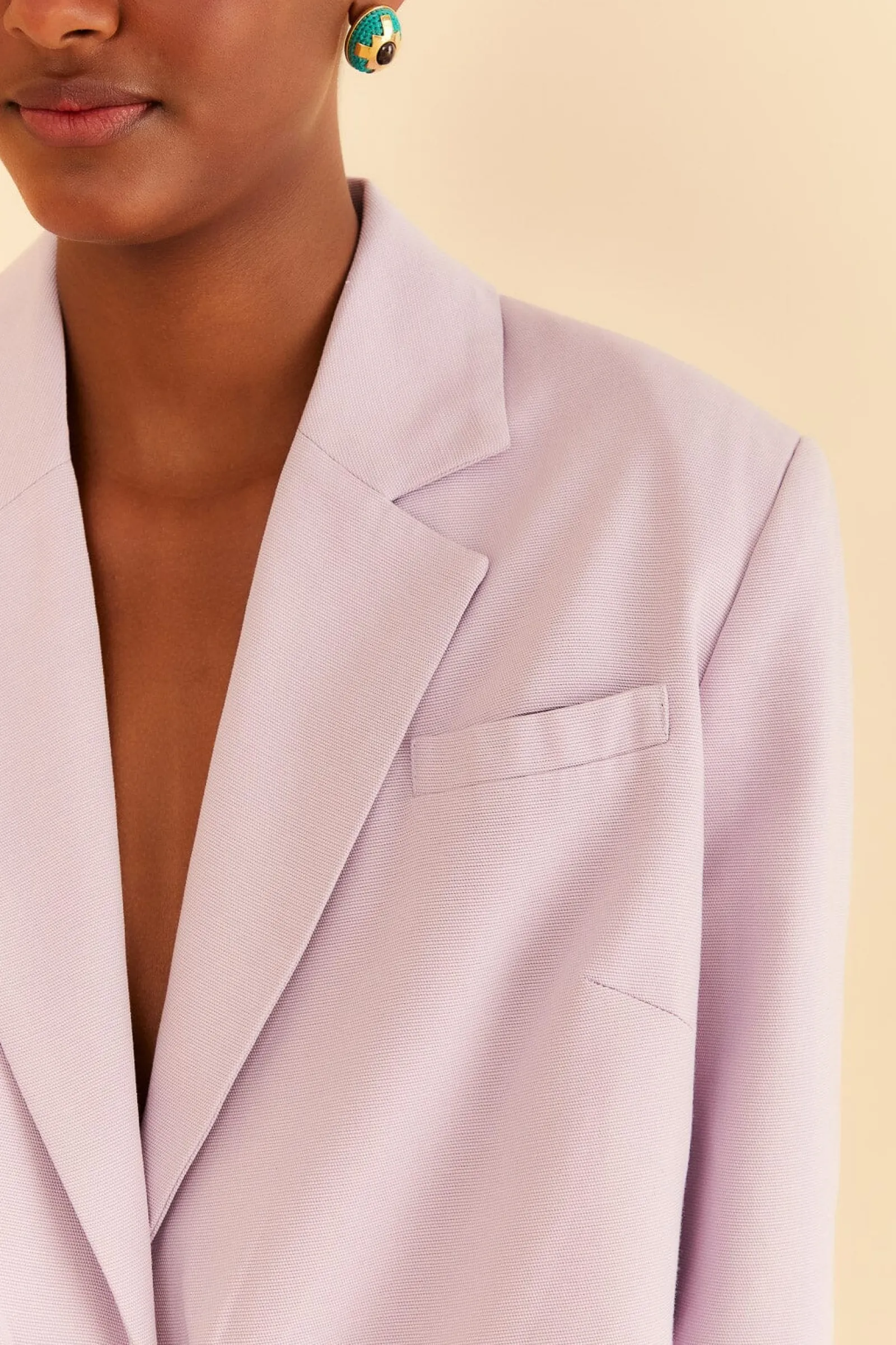 LILAC CUT OUT BLAZER