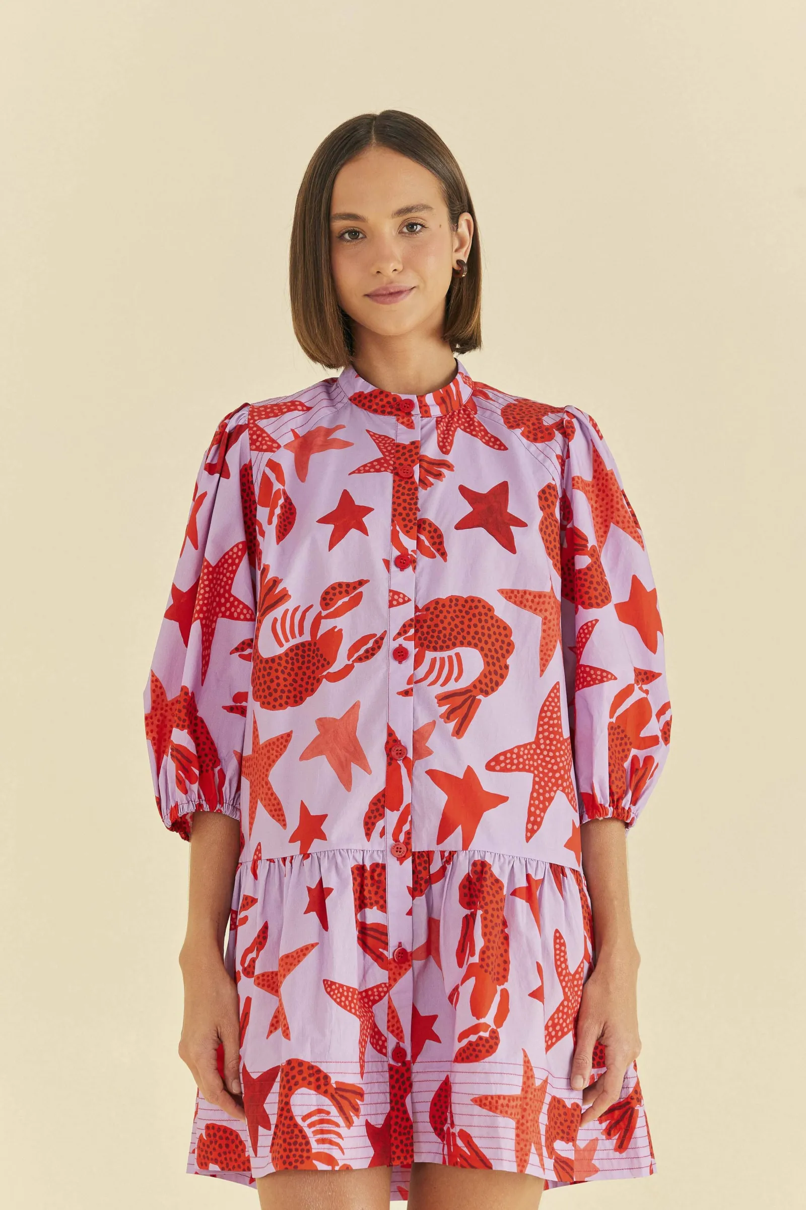 LOBSTER SKY MINI DRESS