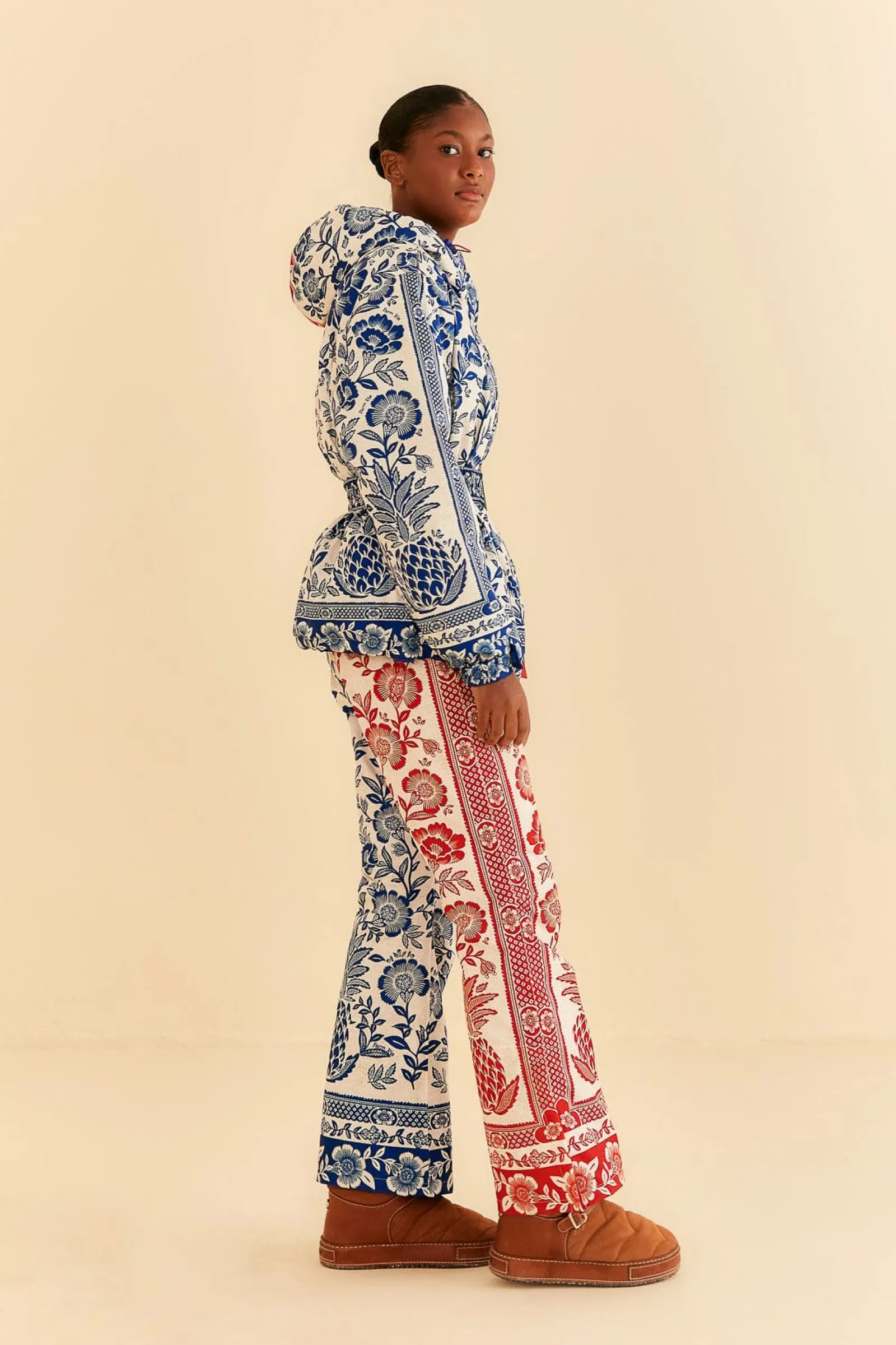 MIXED PINEAPPLE GARDEN SKI PANTS