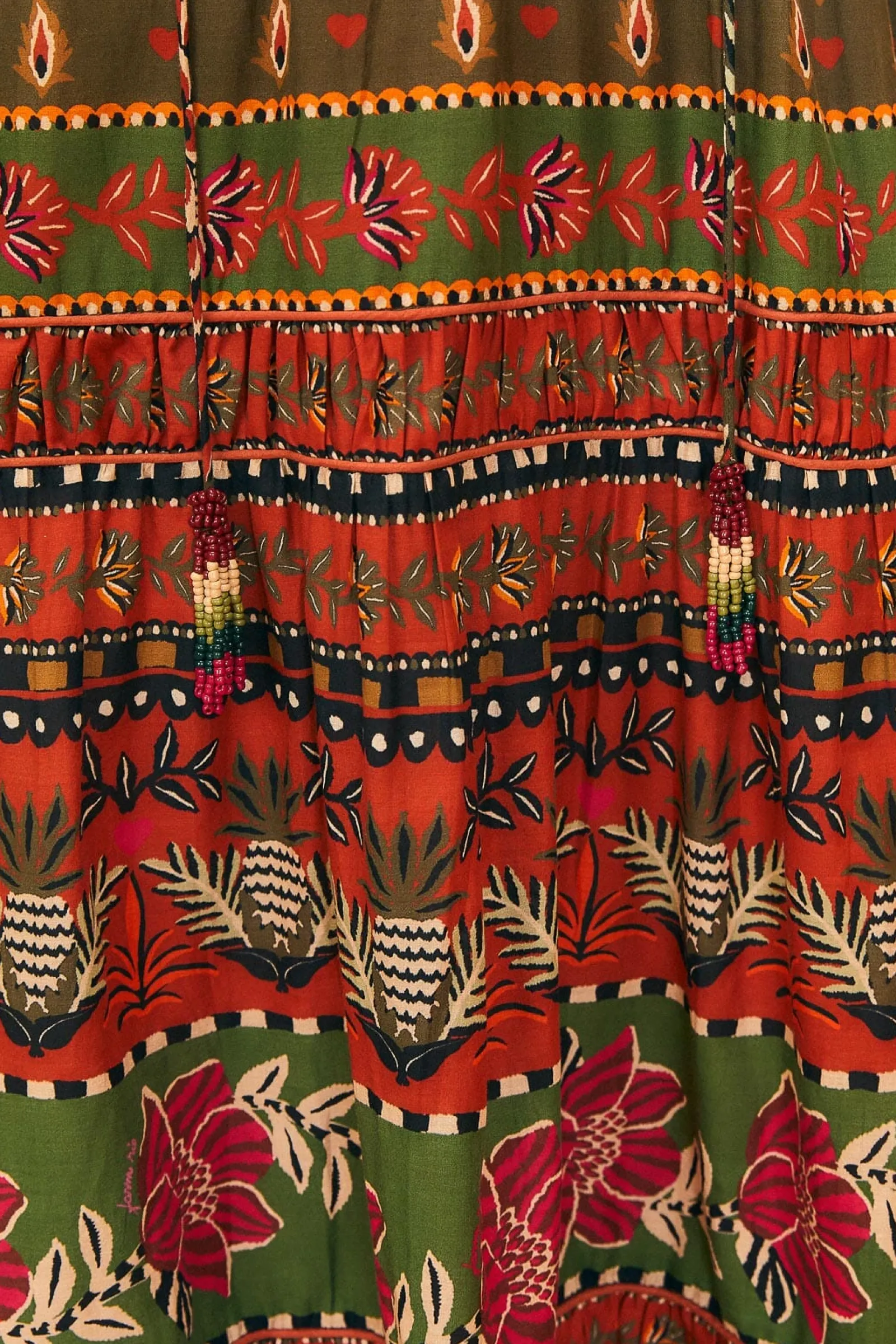  MULTICOLOR AINIKA FLORAL GARDEN MAXI DRESS