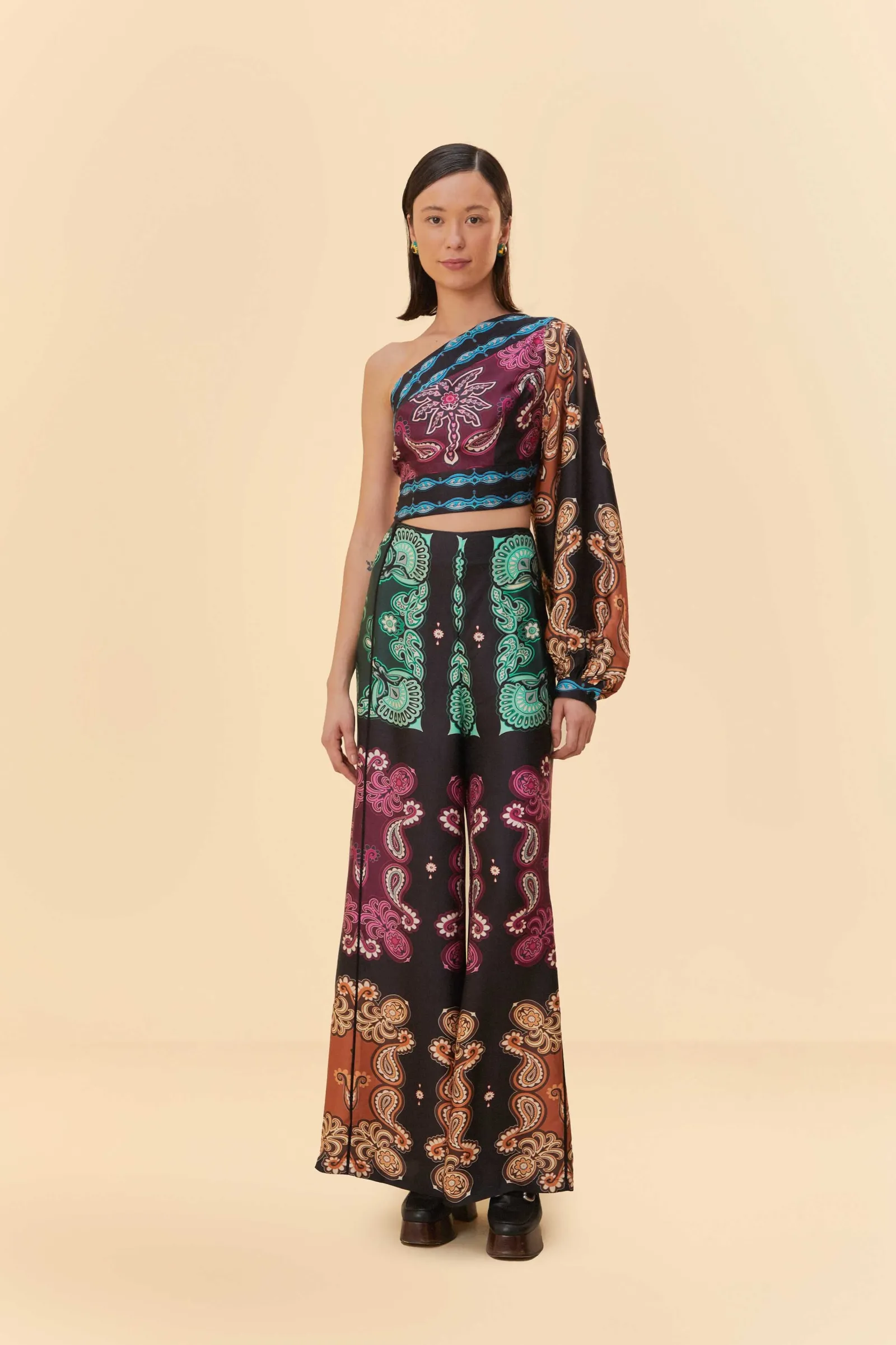  MULTICOLOR SWEET MERMAIDS ASYMMETRIC JUMPSUIT