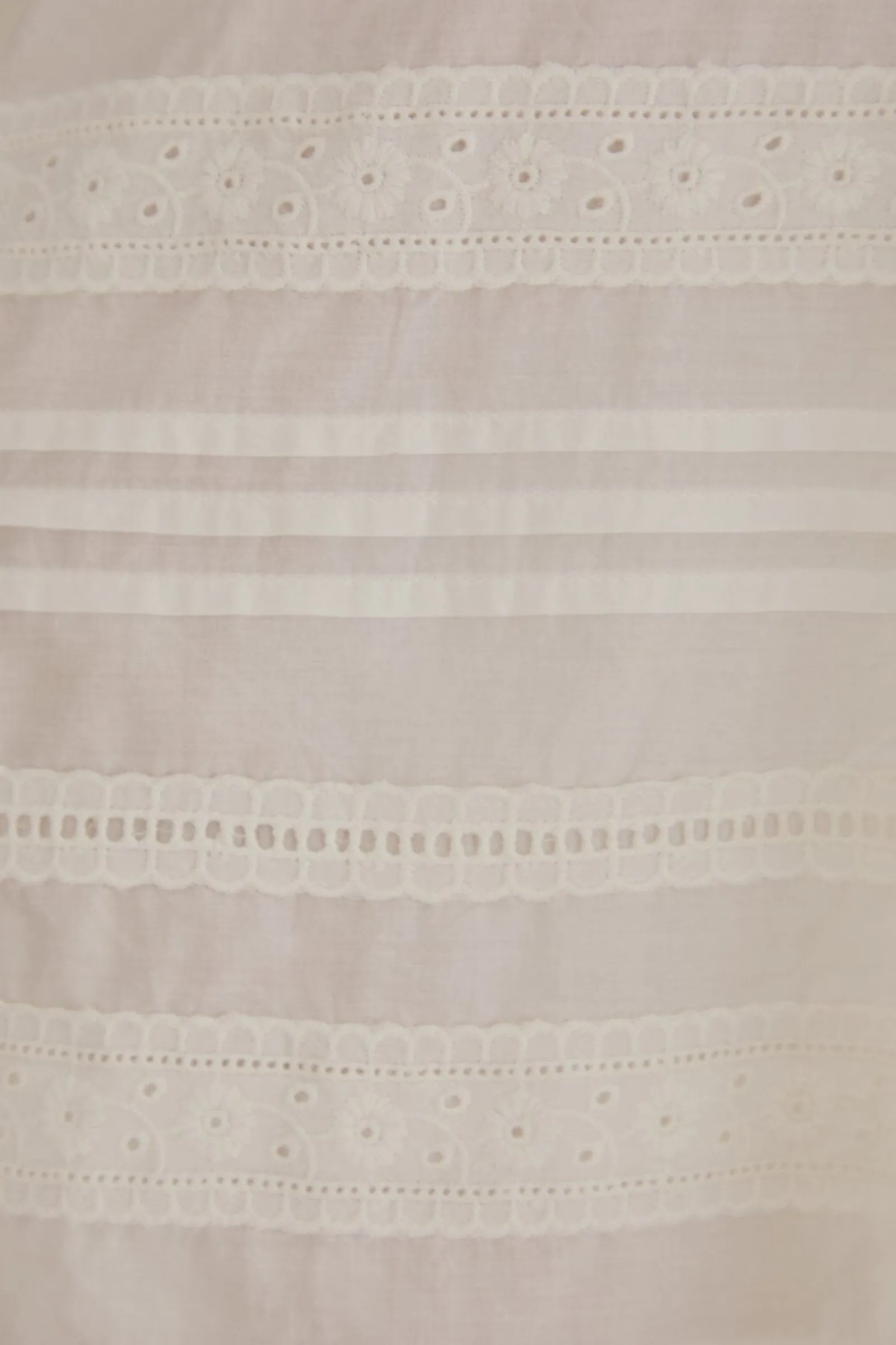 OFF-WHITE SQUARE NECKLINE BLOUSE