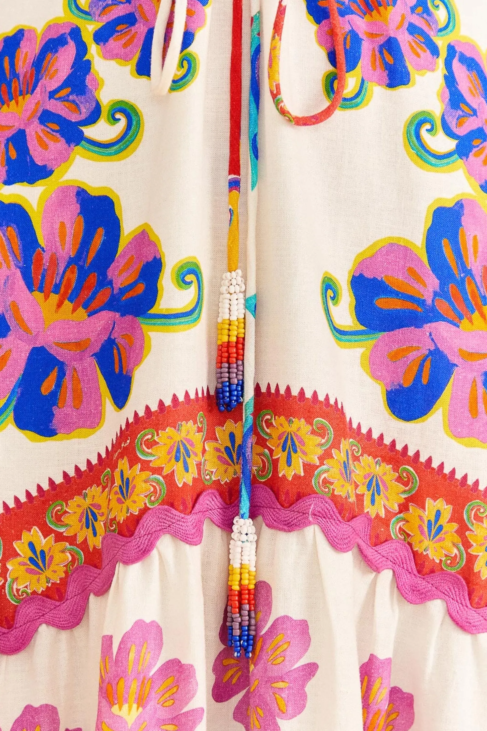 OFF-WHITE VIVID GARDEN MAXI DRESS