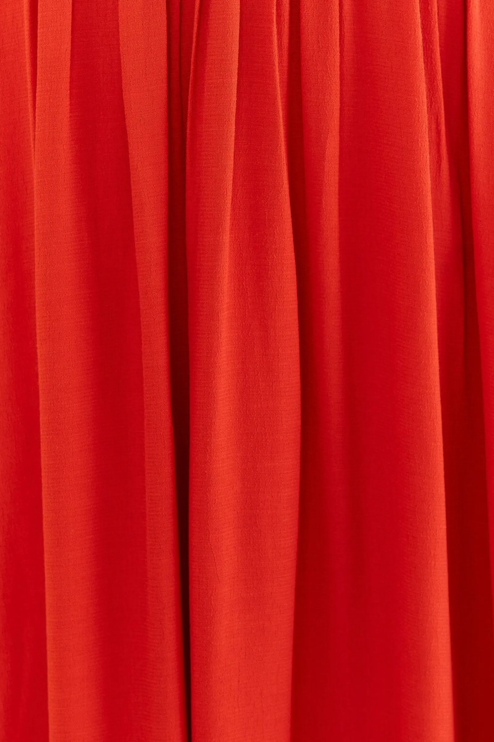 RED BOW SLEEVELESS MIDI DRESS