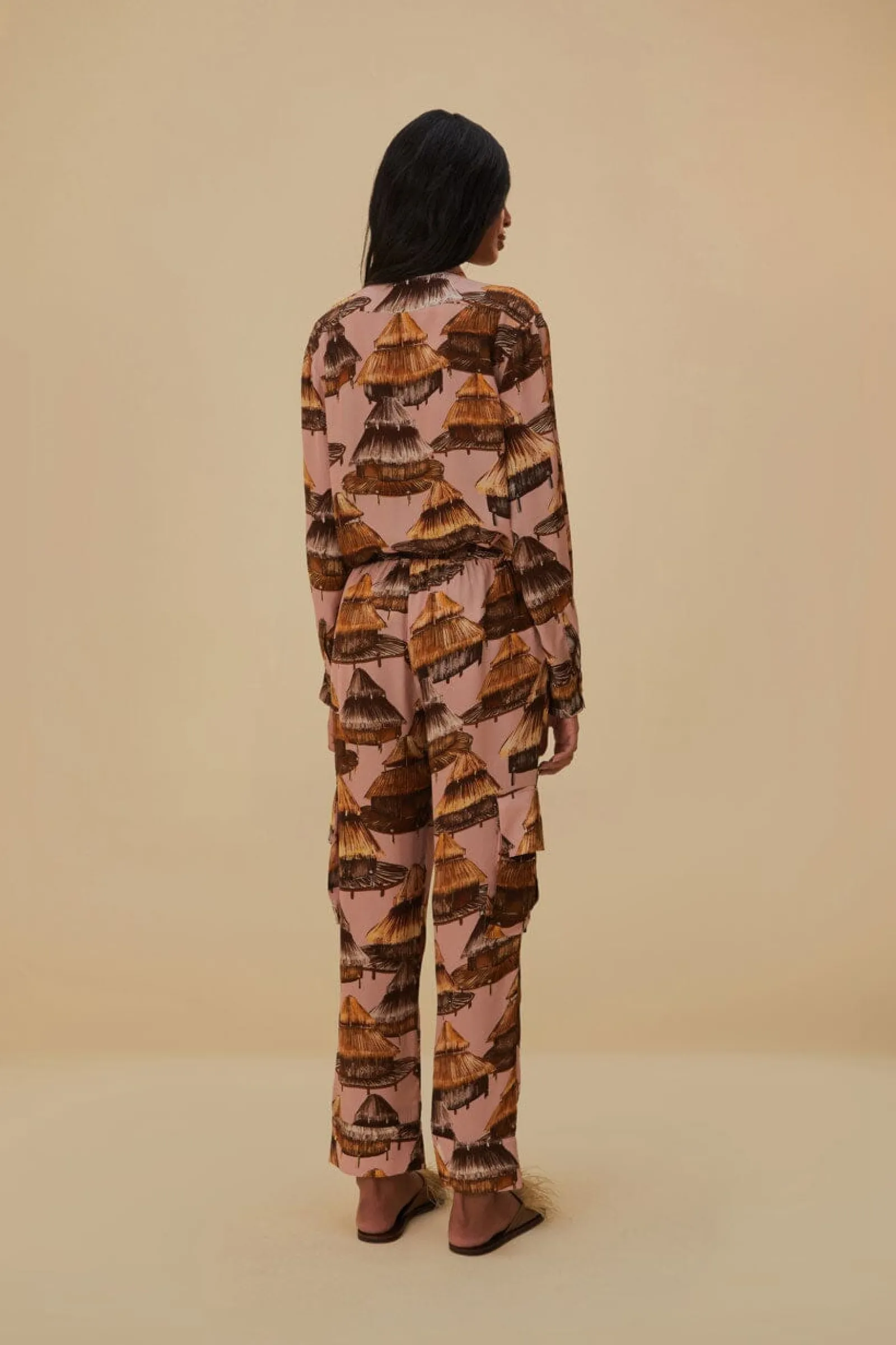 SHUHU BEIGE CARGO PANTS