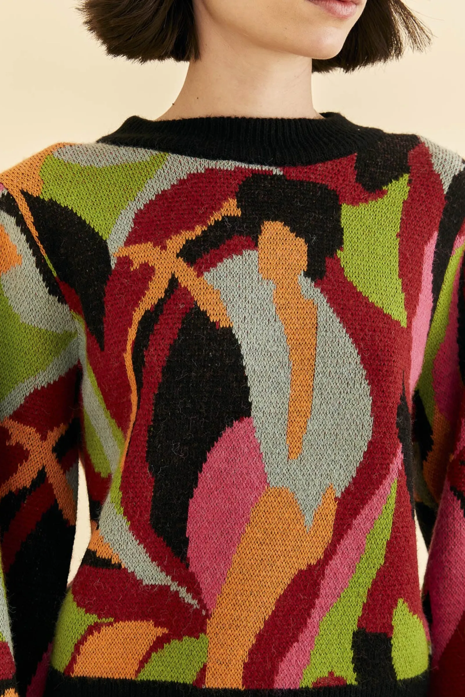 THE MULTICOLOR DANCE KNIT SWEATER