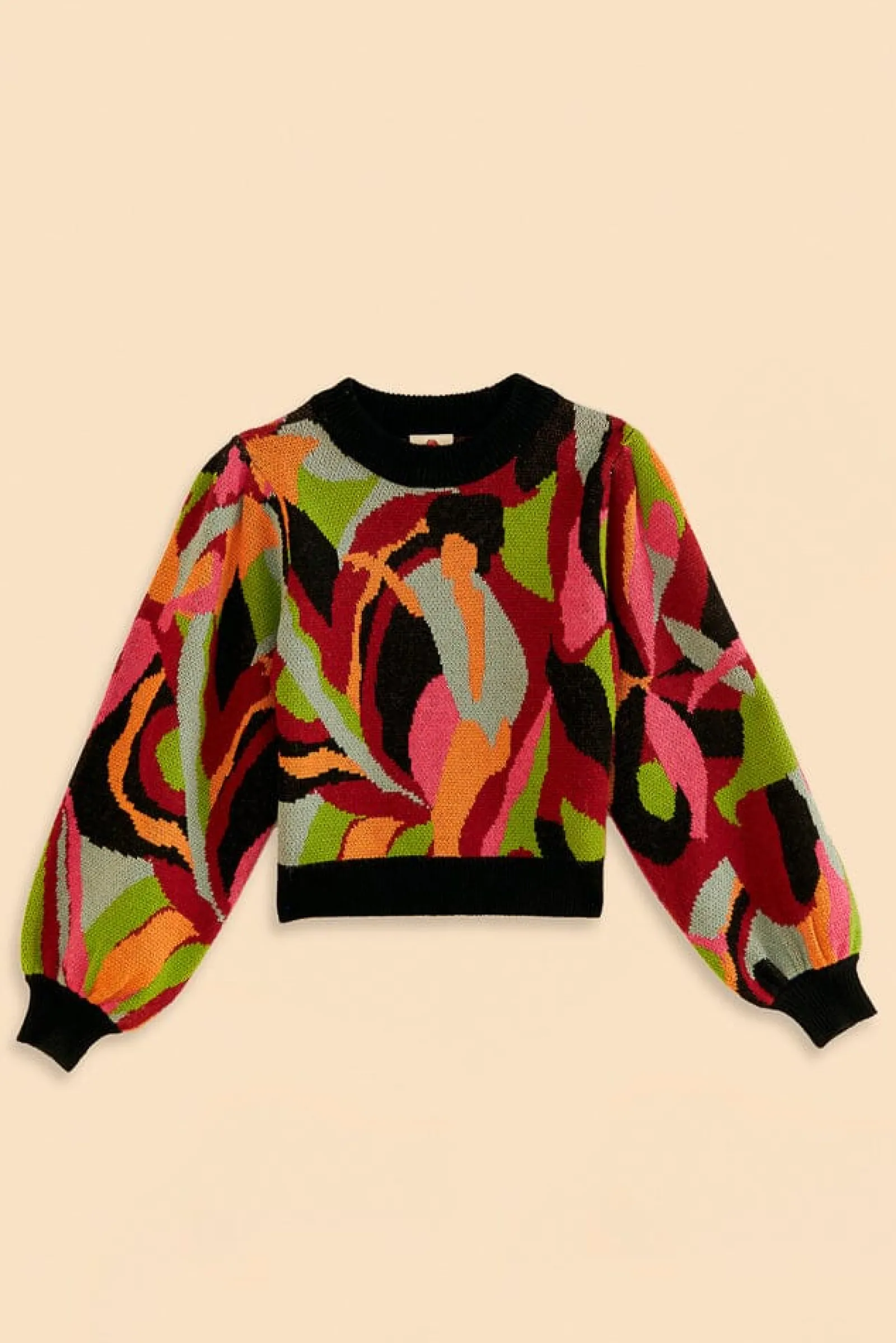 THE MULTICOLOR DANCE KNIT SWEATER