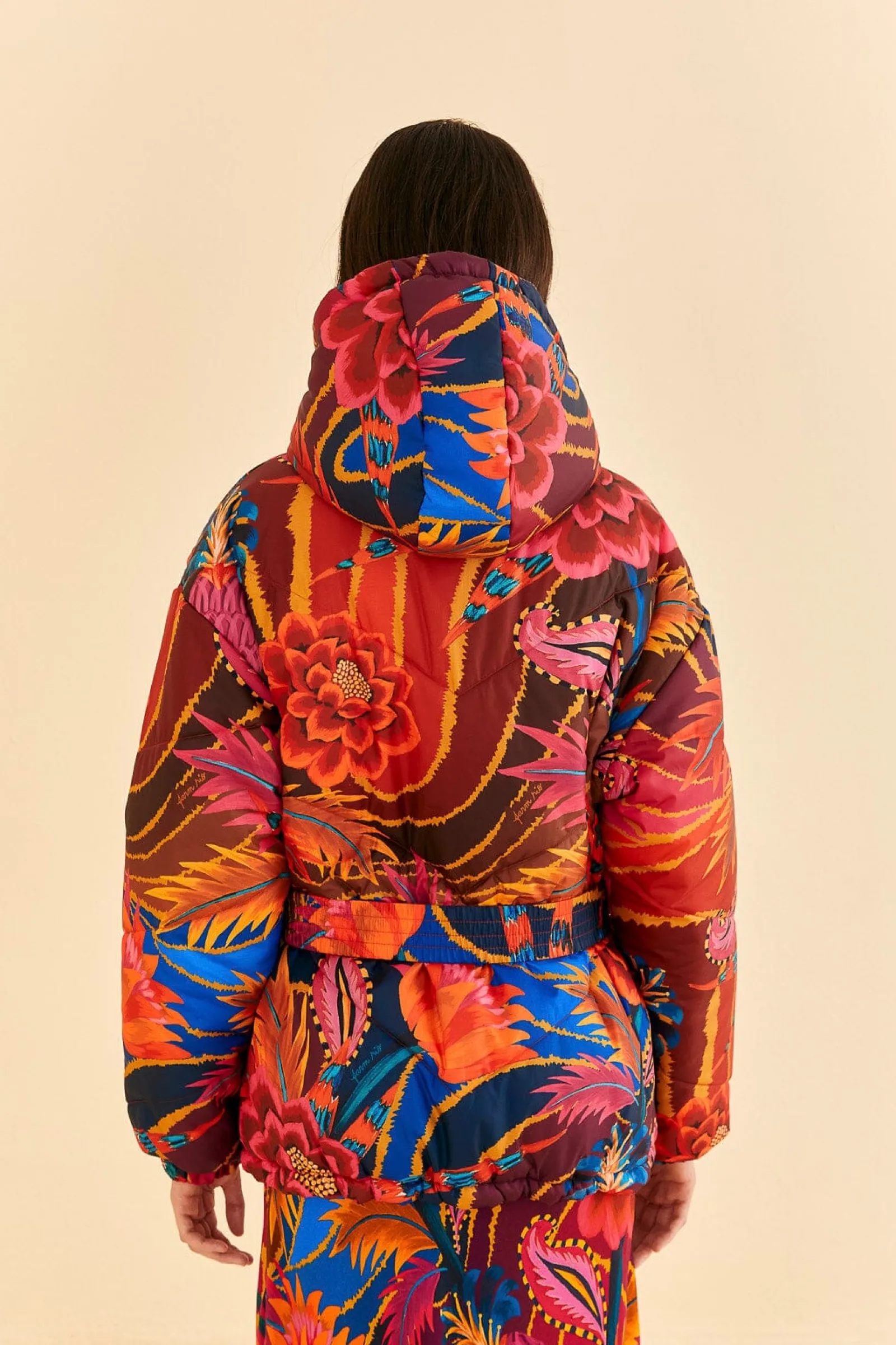 VINTAGE WAVE REVERSIBLE PUFFER JACKET